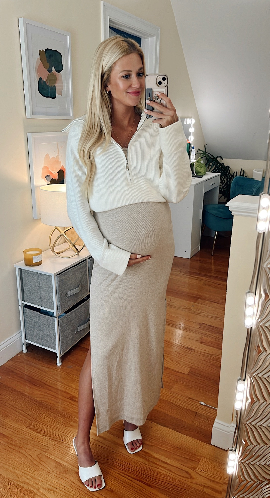 Bump Friendly Fall Outfit on sale for Labor Day weekend - 40% off dress 

#LTKbump #LTKSale #LTKsalealert