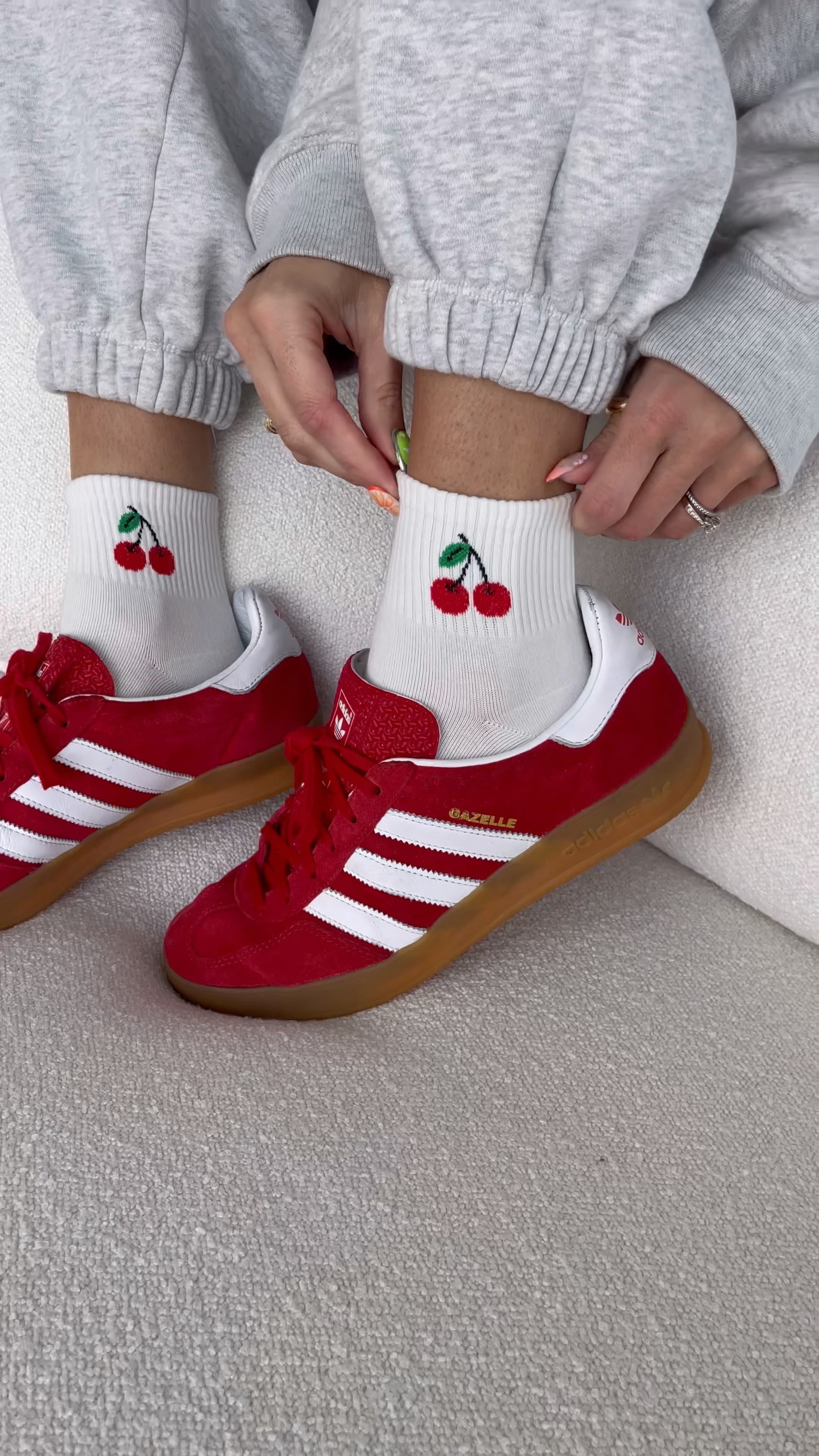 Styling my favorite no logo socks!  Love the different lengths for different style sneakers and Uggs ✨

White socks; no logo socks; cherry socks; mom socks; sneaker socks; ankle socks; cute socks; Ugg socks; slipper socks; Christine Andrew 

#LTKstyletip #LTKfindsunder50 #LTKSeasonal