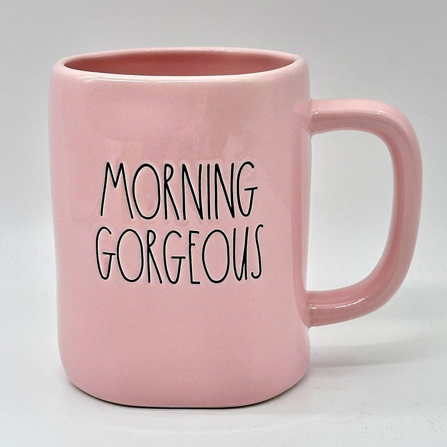 Rae Dunn MORNING GORGEOUS Mug - Ceramic - Dishwasher and Microwave safe - Dog | Amazon (US)