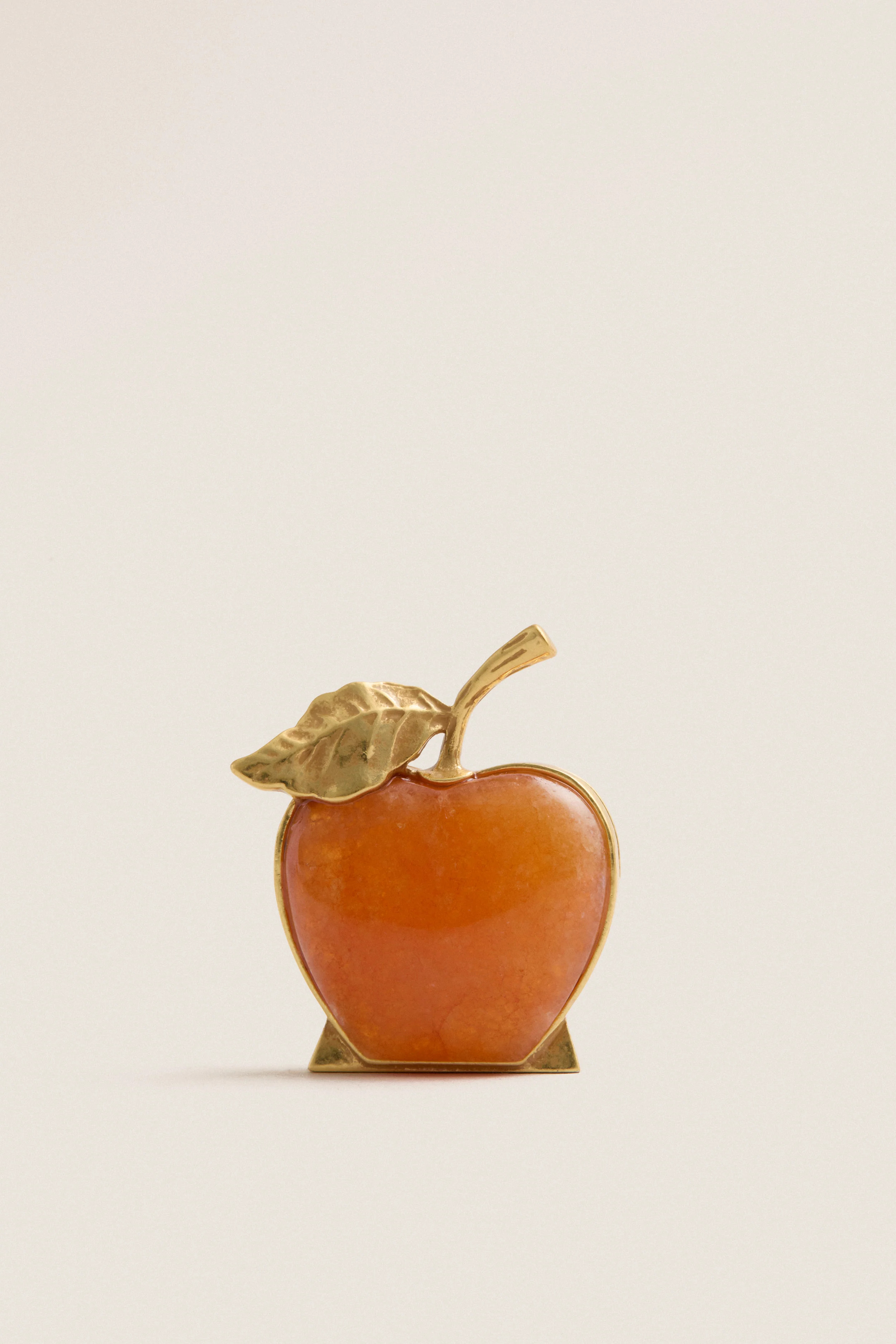 Gold and Orange Apple Place Card Holder Set of 4 | Tuckernuck (US)