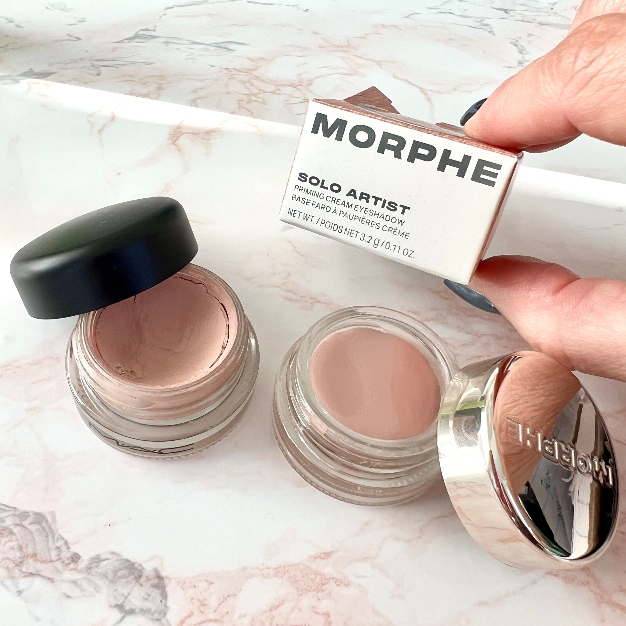 DUPE!! This Morphe eye priming pot in “debut” (soft pink) is basically a cheaper version of the iconic MAC paint pot in “painterly!” 

#LTKSaleAlert #LTKgrwm #LTKBeauty