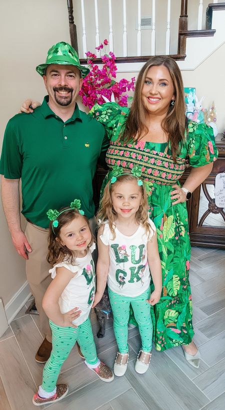 Happy St Patty's Day from my Family to yours!#livinglargeinlilly #green #tropical #lucky 

#LTKmens #LTKkids #LTKfamily