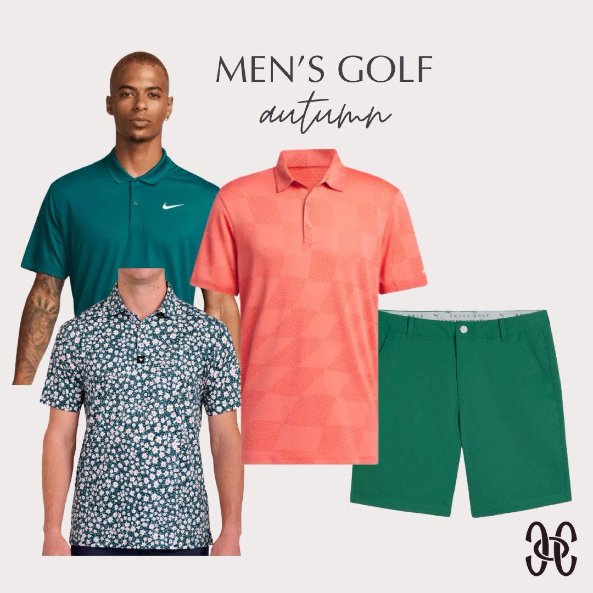 Golf wear for #hocautumn. My husband chose a small in the coral and kingfisher top, and a medium in the floral. The floral would also work for #hocspring. 

#LTKActive #LTKfitness