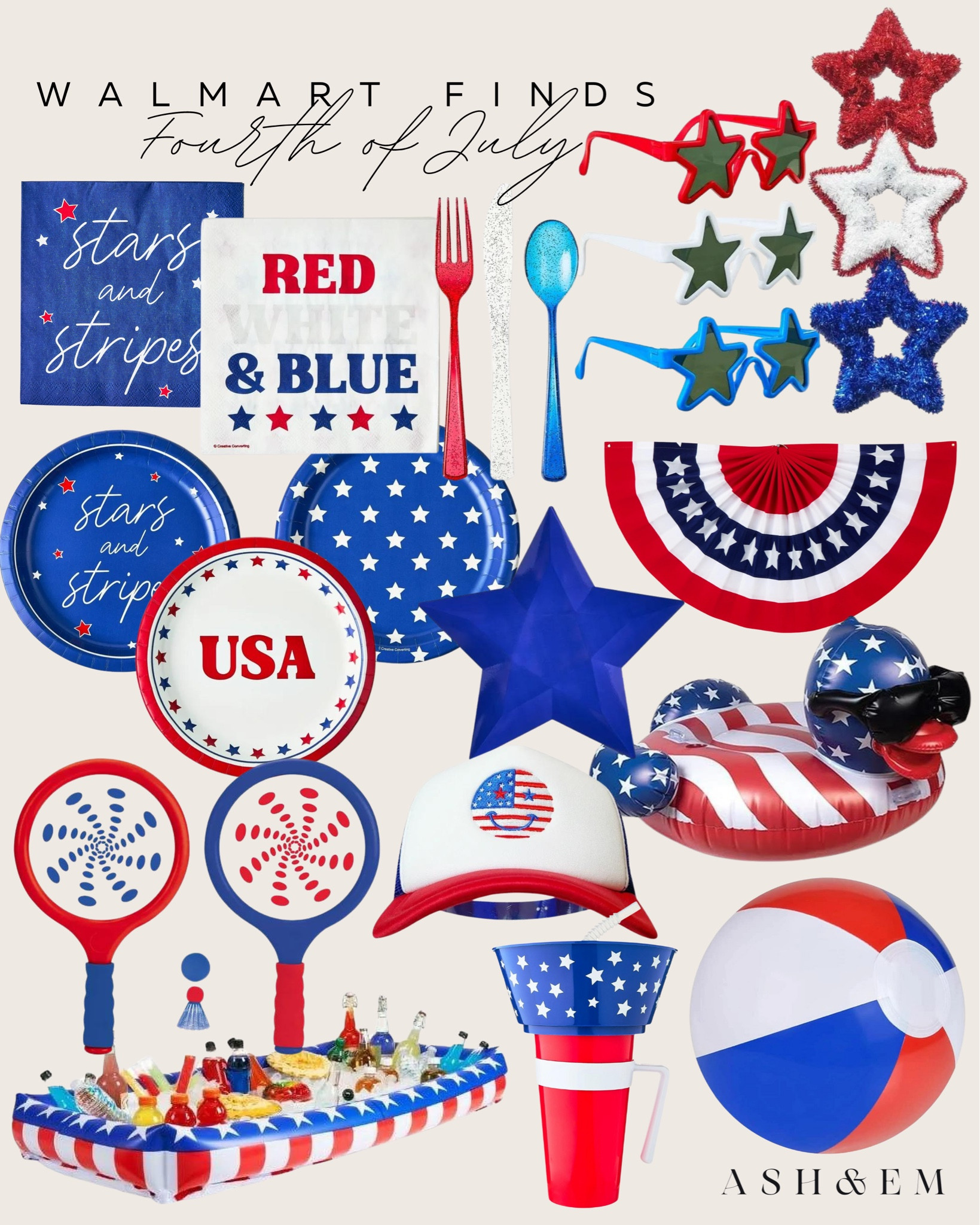 Walmart finds - Fourth of July - party decor 

#LTKStyleTip #LTKSeasonal