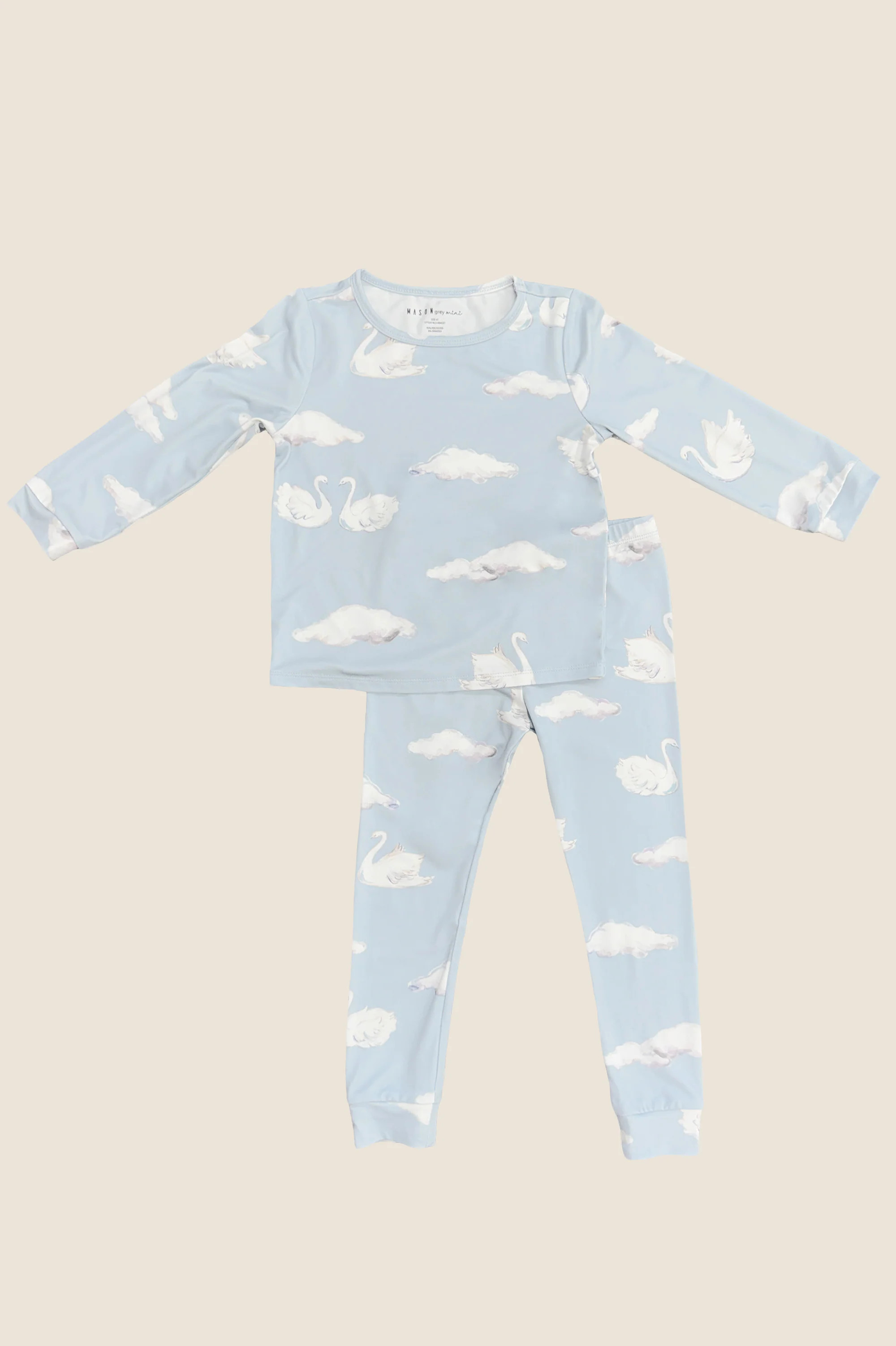 Hunter Cloud Jersey Kids Set in Swan Lake | MASONgrey