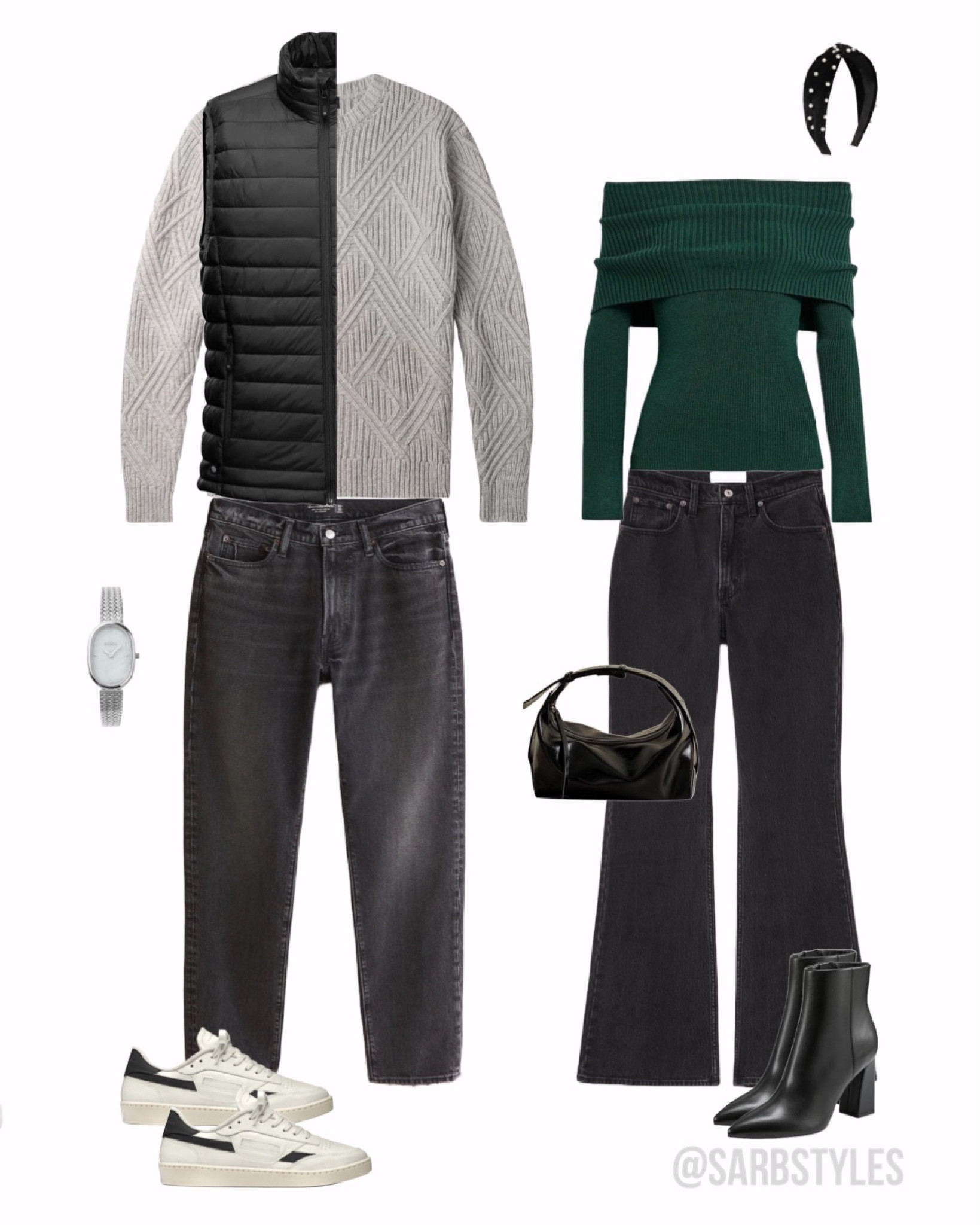 His & hers casual holiday outfit 🤍🎄

#LTKHoliday #LTKstyletip #LTKSeasonal