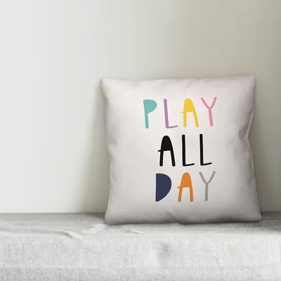 Stacie Play All Day Throw Pillow Isabelle & Max™ | Wayfair North America