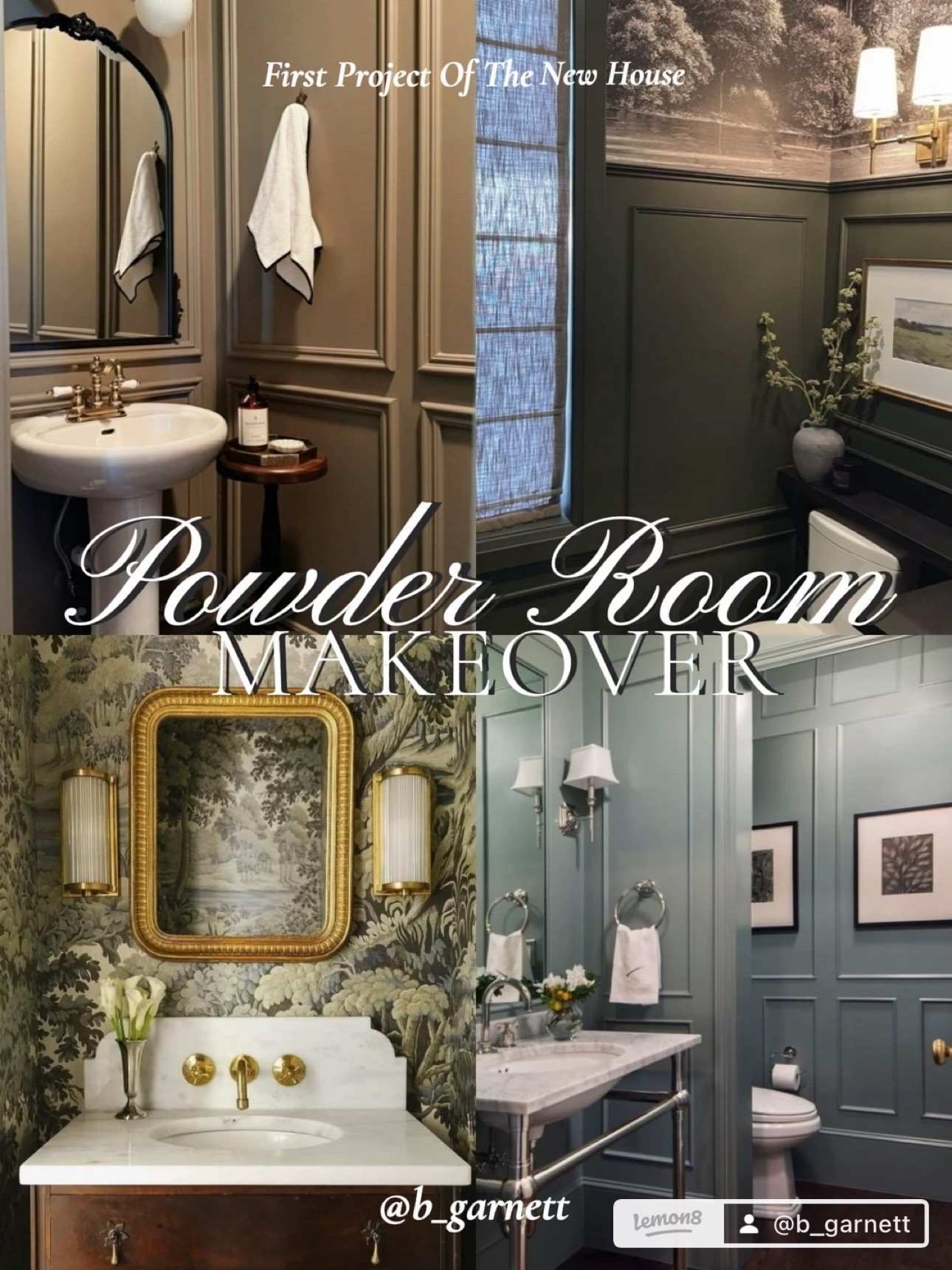 Powder atom project is under way. Shaving some updated to the inspo from my recent lemon8 post (for low me at @b_garnett) 

Bathroom | DIY | moody home | powder room | bathroom decor 

#LTKValentine #LTKHome #LTKstorytime