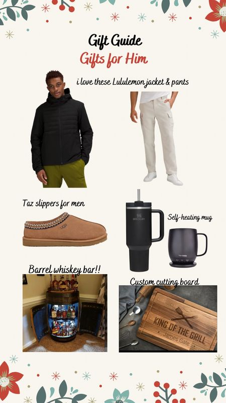 Gifts for him! Stanley cup, self-heating mug, Lululemon for men, whiskey bar, and cutting board!





Thanksgiving outfit
Christmas decor
Christmas tree
holiday outfits 
Gift guide 
Holiday dress
Holiday party outfit
Boots
Sweater dress
Garland

#LTKHoliday #LTKCyberWeek #LTKGiftGuide