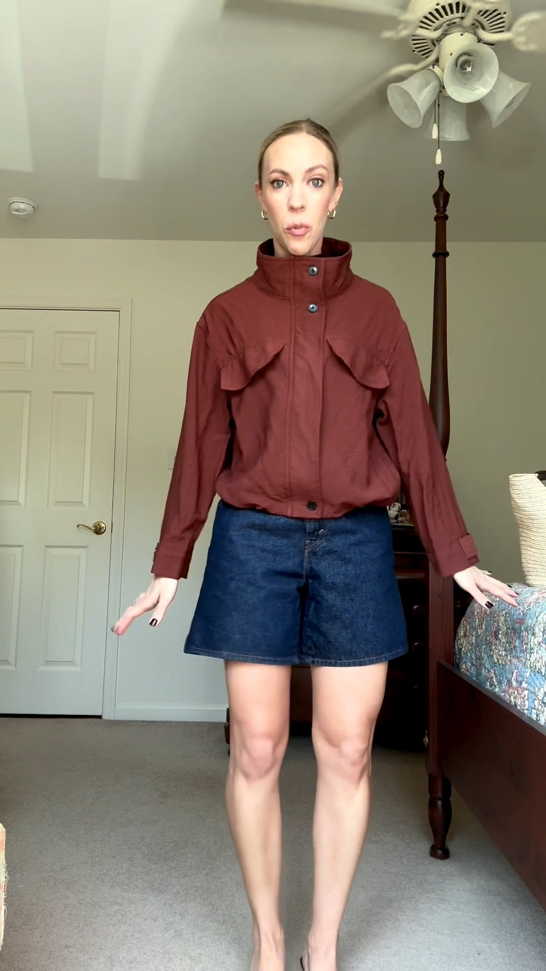 This cotton/silk sleeveless top and funnel neck jacket are each under $50 and great staples to wear now into fall!

#LTKOver40 #LTKootd #LTKgrwm