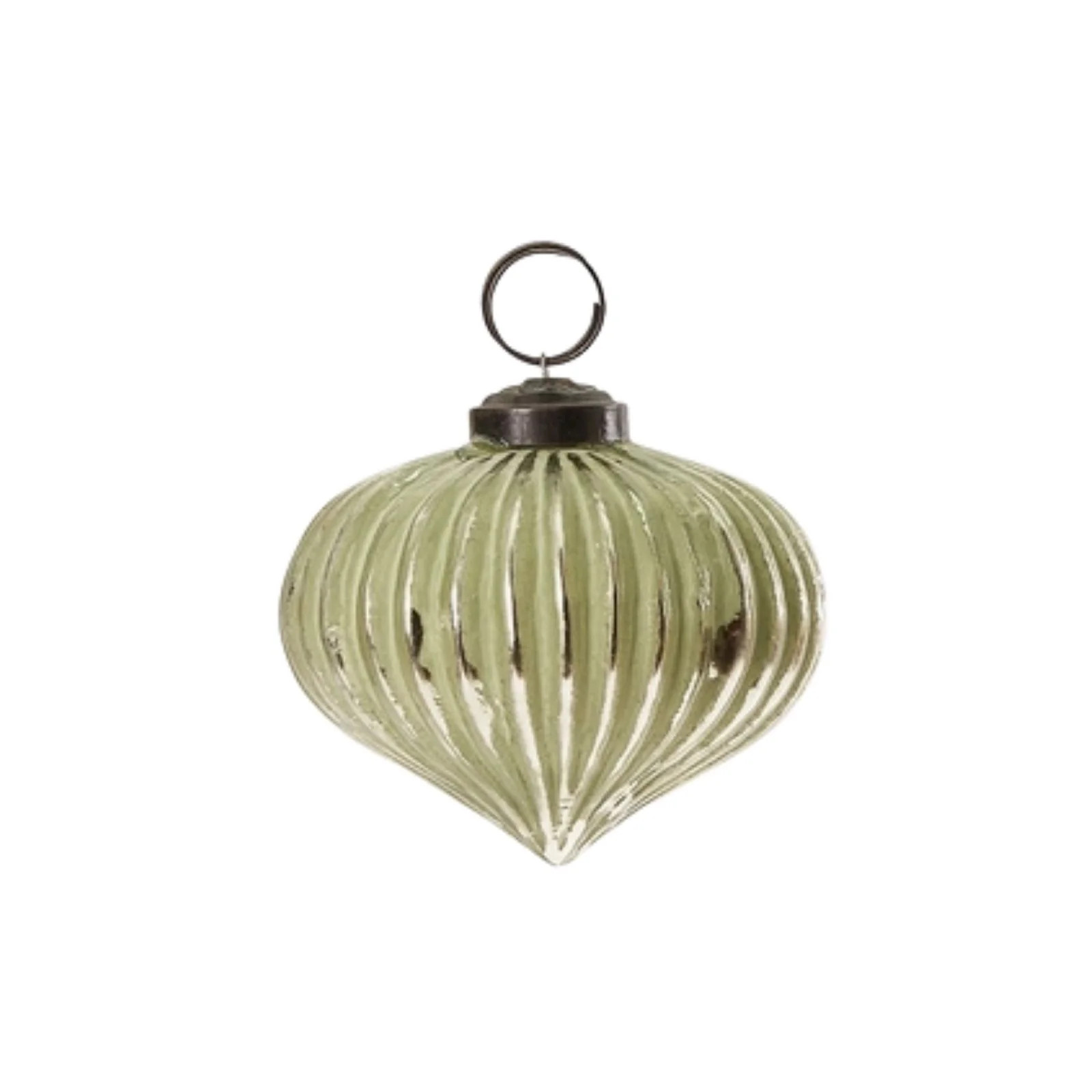 Eucalyptus Fluted Ornament | Brooke & Lou | Brooke and Lou