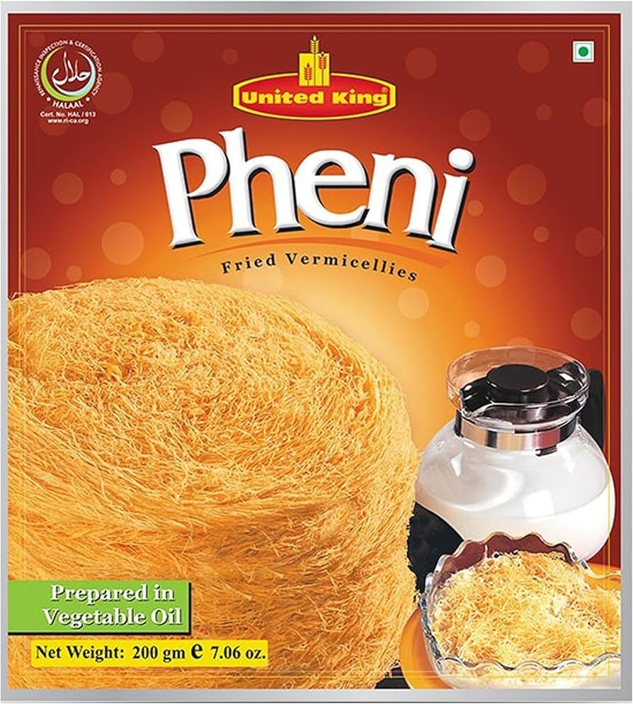 United King Pheni - Fried Vermicelli - 200 Grams (7.05Oz) - Crispy Delight for Festivals & Occasi... | Amazon (US)