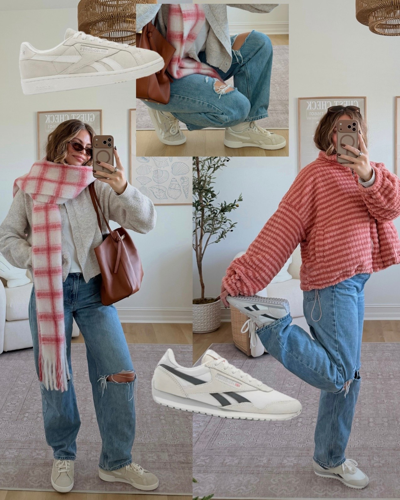 New winter shoe staple from @reebok 🎀⭐️ Definitely a must for this holiday season! I love to accessorize simple outfits with a cute sneaker. Available at @dsw 💛 #ReebokPartner @Shop.LTK #liketkit