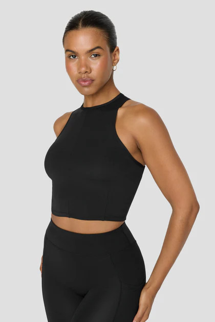 FORMTECH OPEN BACK RACER TANK - BLACK | TALA (UK)