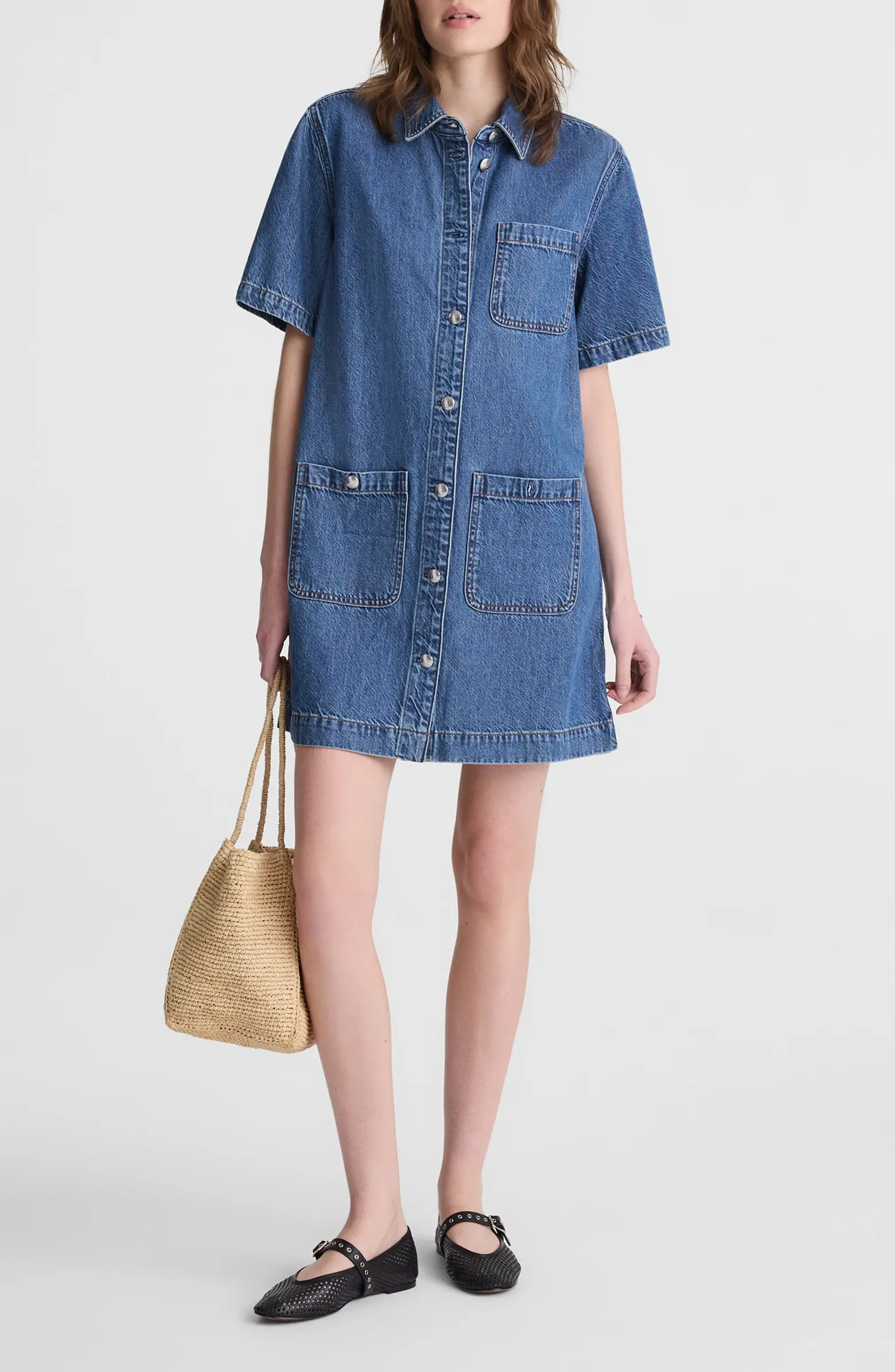 Madewell Denim Minidress | Nordstrom | Nordstrom