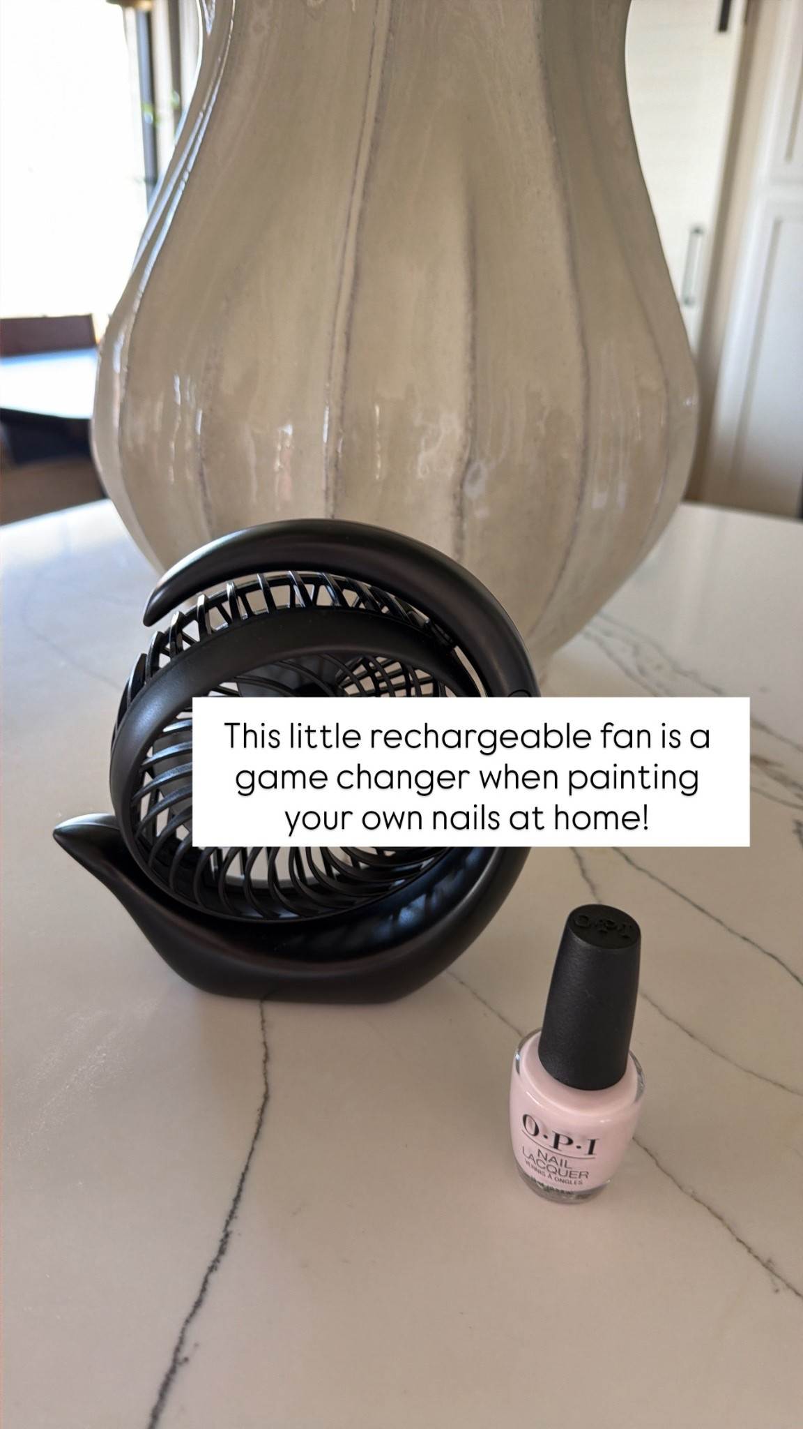 This little portable rechargeable fan is a game changer when painting your own nails at home. The nail polish color is called I’m a Bubble Bunny. 

#LTKSaleAlert #LTKOver40 #LTKBeauty
