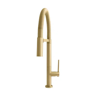 ZLINE Incline Kitchen Faucet in Champagne Bronze (INC-KF-CB) | Wayfair North America