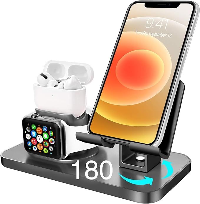 BENTOBEN 3 in 1 Charging Stand for Apple Watch Series 5/4/3/2/1, Airpods Pro 2019/2/1, Compatible... | Amazon (US)