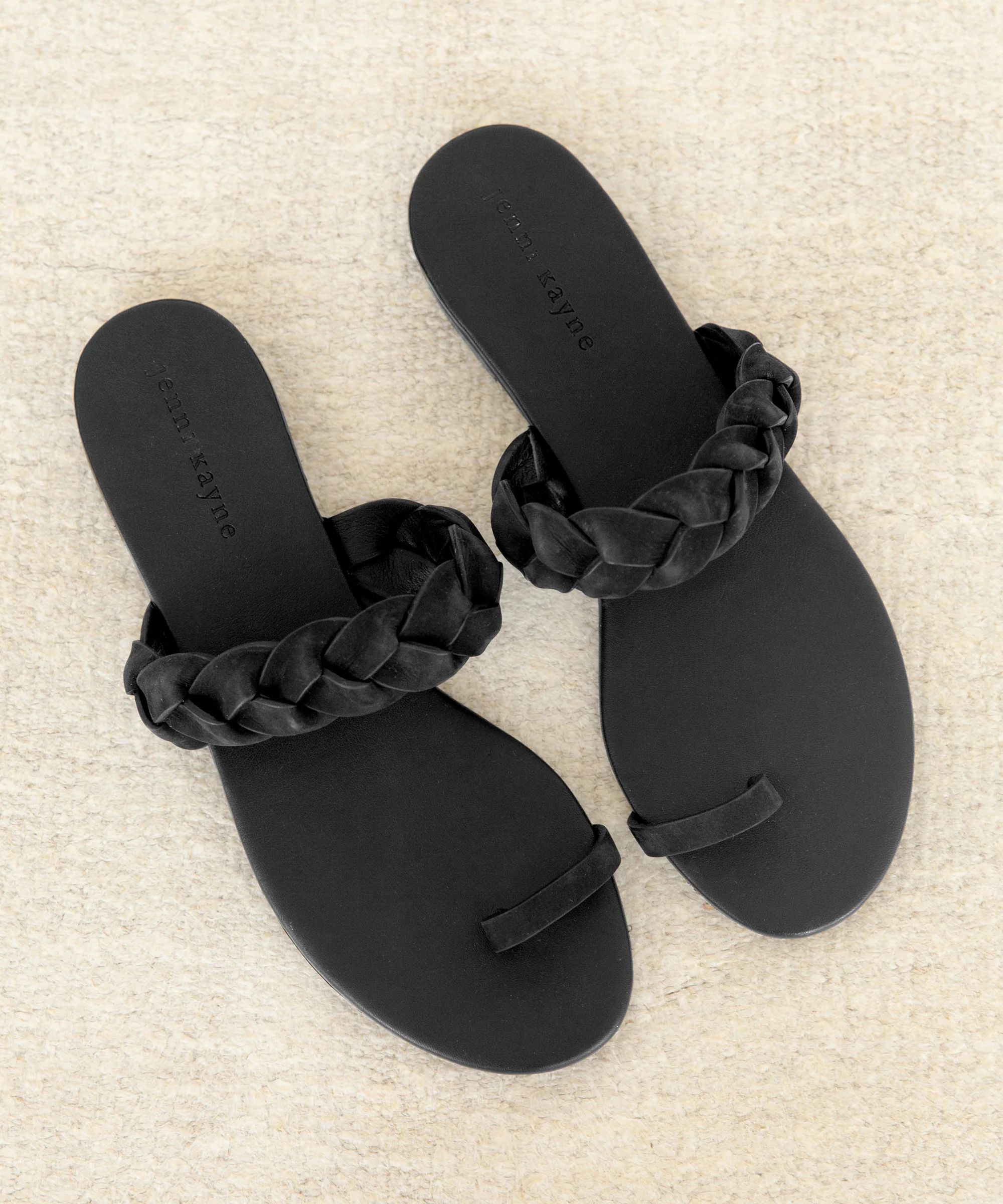 Leather Braided Strap Sandal | Jenni Kayne