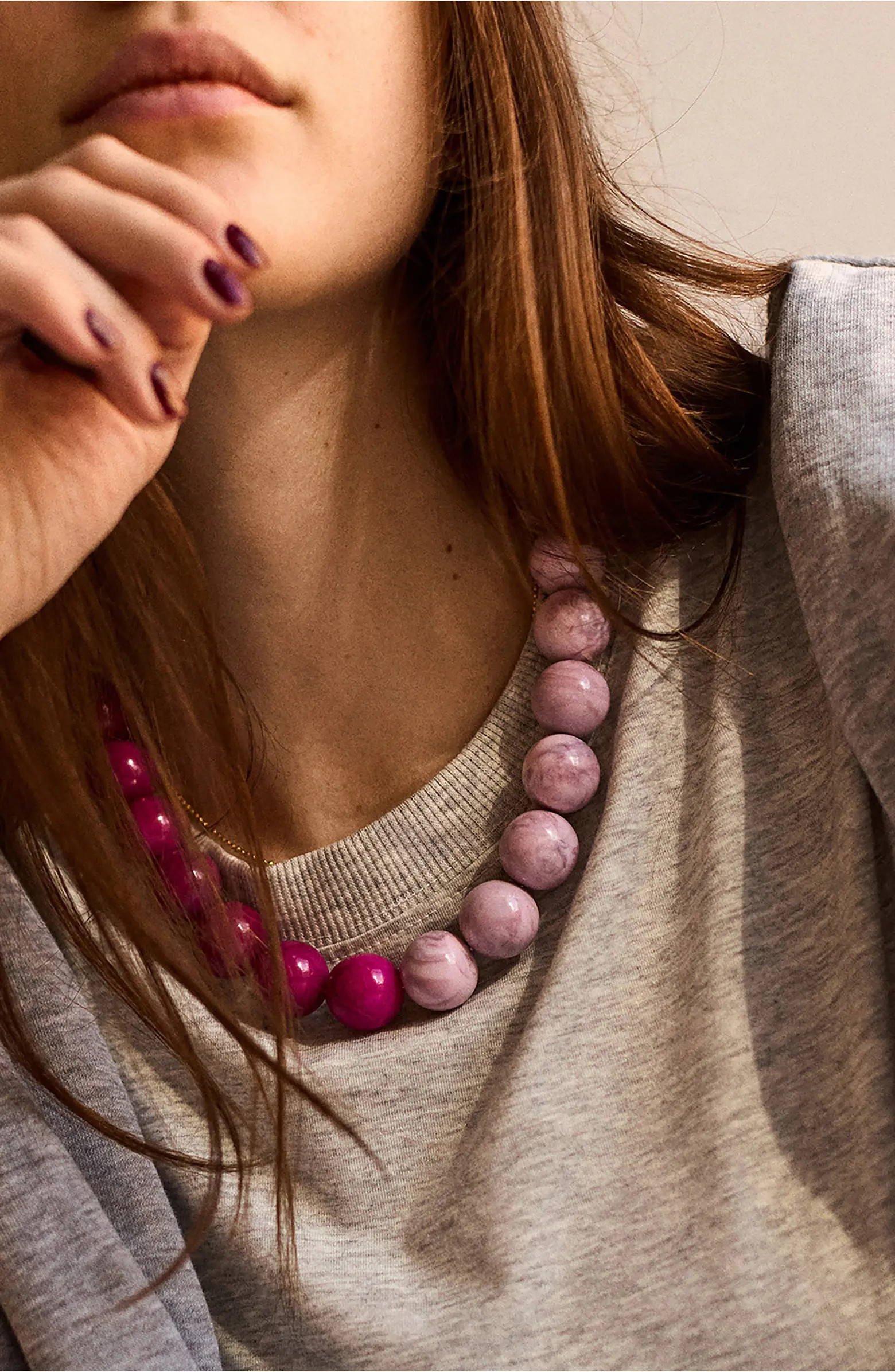 Jane Rainbow Semiprecious Beaded Necklace | Nordstrom