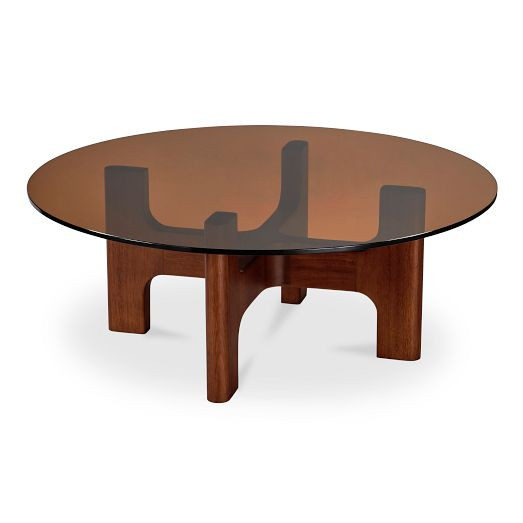 Csilla Round Glass Coffee Table (42") | West Elm (US)