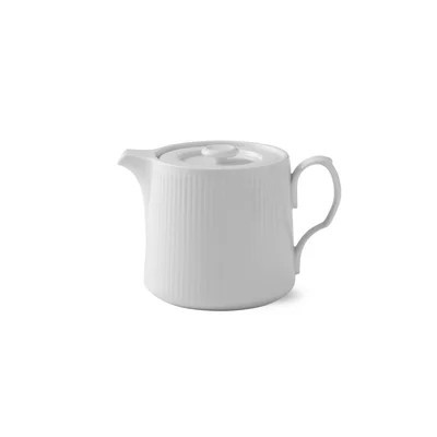 Royal Copenhagen White Fluted 25.4 oz Porcelain Teapot | Wayfair North America