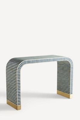 Waterfall Inlay Console Table | Anthropologie (US)