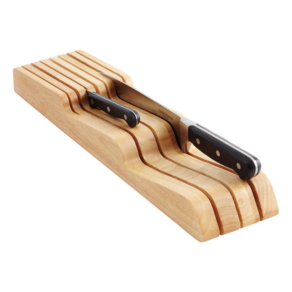 7-Slot In-Drawer Knife Tray | The Container Store