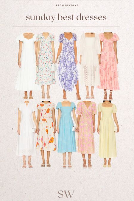 sunday best dresses from revolve! 👗

#LTKSeasonal #LTKFamily #LTKStyleTip