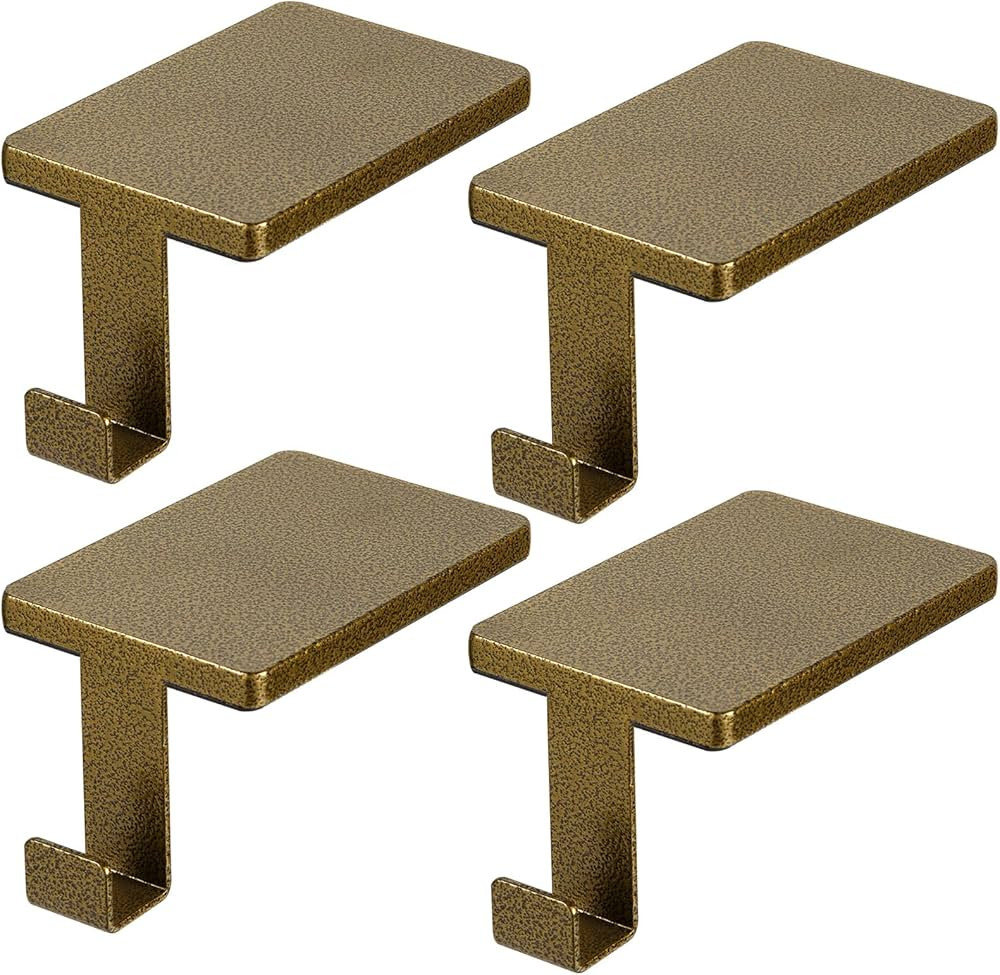 Christmas Stocking Holder Metal Stocking Hangers Mantel Christmas Stocking Hanging Hooks Ornament... | Amazon (US)