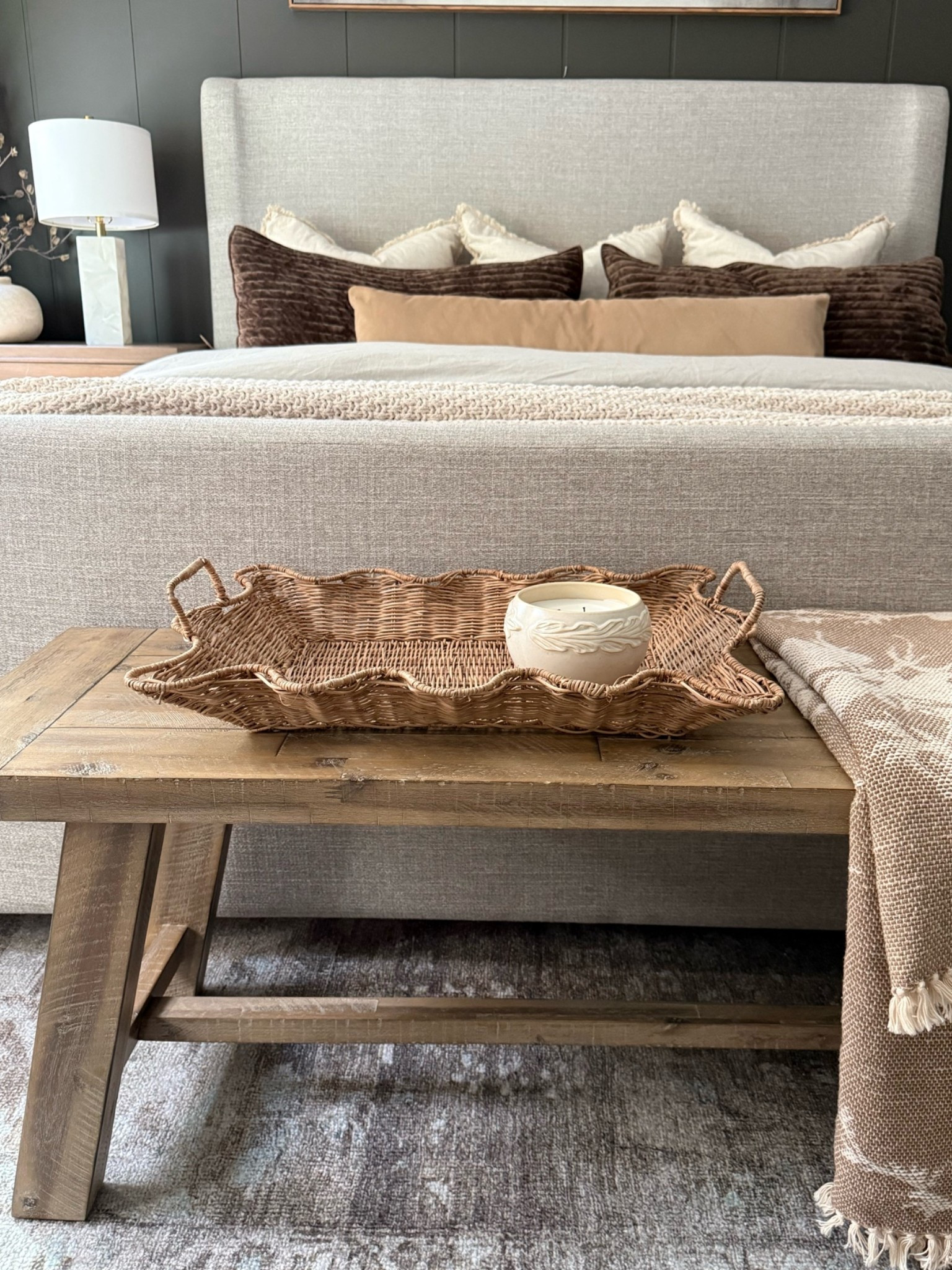Adding cozy texture✨
Fall bedroom 
Cozy organic home

#LTKfall #LTKhome