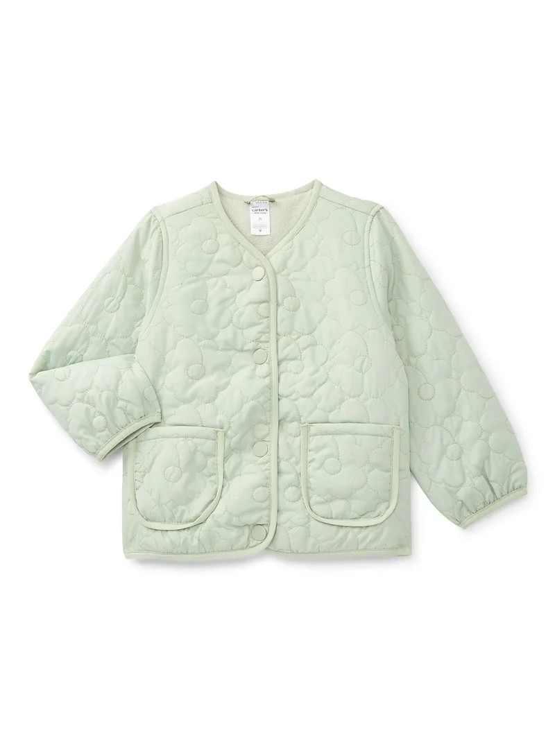 Carter's Child of Mine Toddler Girl Quilted Jacket, Sizes 12M-5T | Walmart (US)
