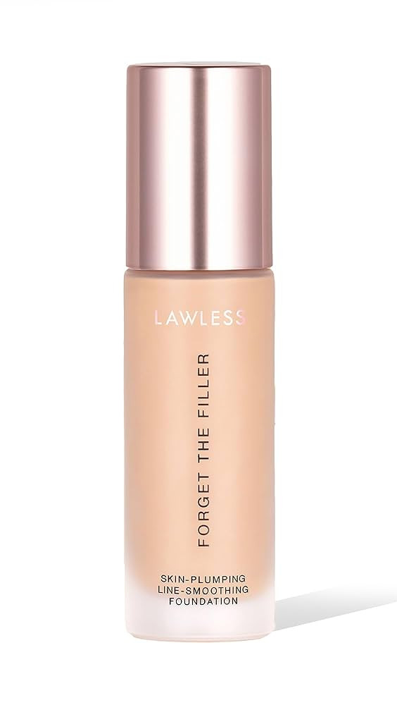 LAWLESS Women's Forget the Filler Skin-Plumping Line-Smoothing Foundation, 7L, light medium with ... | Amazon (US)