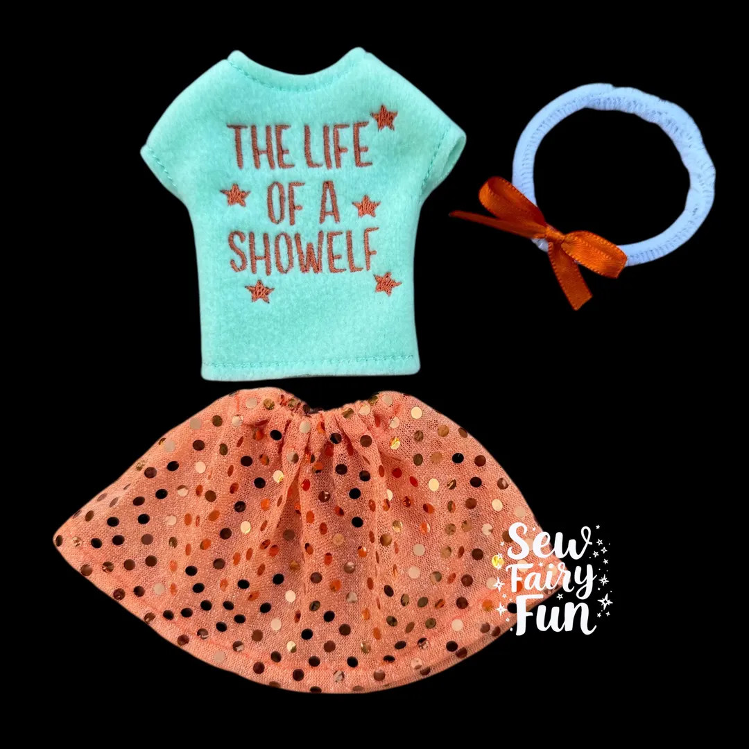 Swift Elf Shirt, Elf Skirt, Life of a Show Elf Shirt, Elf Outfit, Sparkly Elf Skirt - Etsy | Etsy (US)
