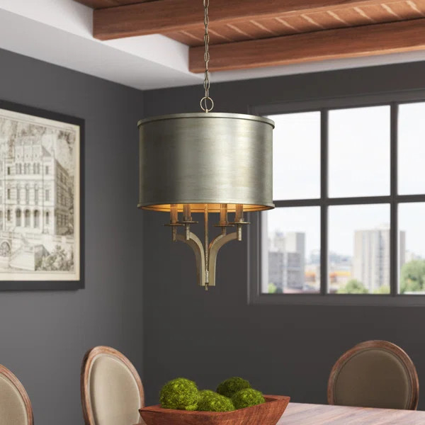 Alejo 4 - Light Lantern Drum Chandelier | Wayfair North America