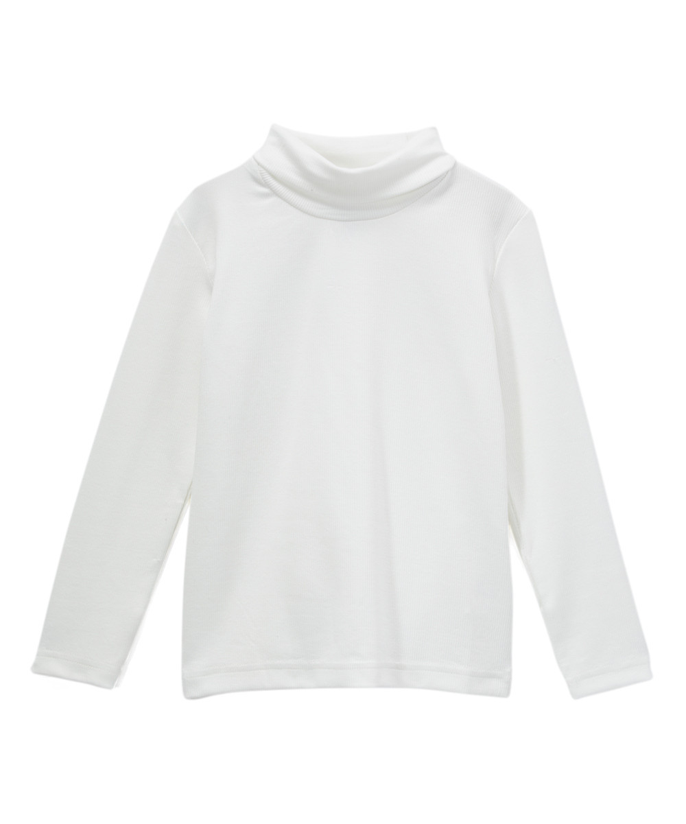 Kipp Collection Girls' Turtlenecks WINTER - Winter White Turtleneck - Toddler & Girls | Zulily