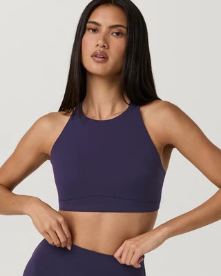 Vuori AllTheForm™ High Neck Bra | Velvet Violet | XL | Vuori Clothing (US & Canada)