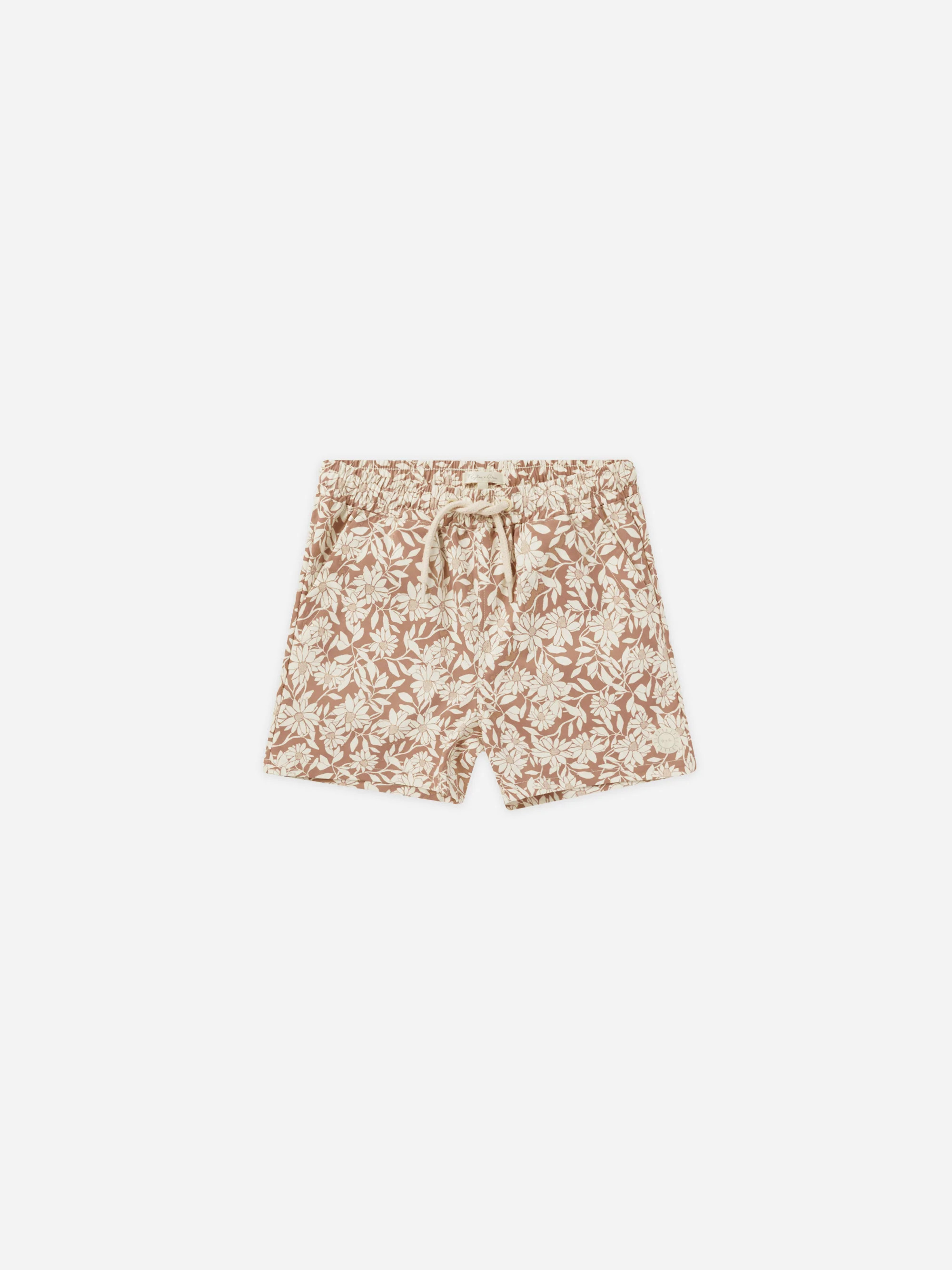 Boardshort || Plumeria | Rylee + Cru