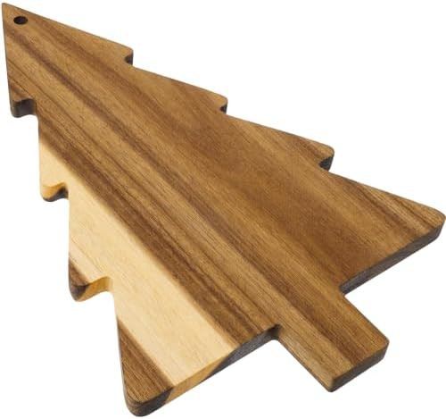 Wooden Christmas Tree Charcuterie Board Xmas Cutting Board Fruit Tray Holiday Cheese Board Xmas T... | Amazon (US)