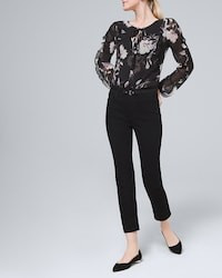 Petite High-Rise Ultimate Sculpt Straight Crop Jeans | White House Black Market