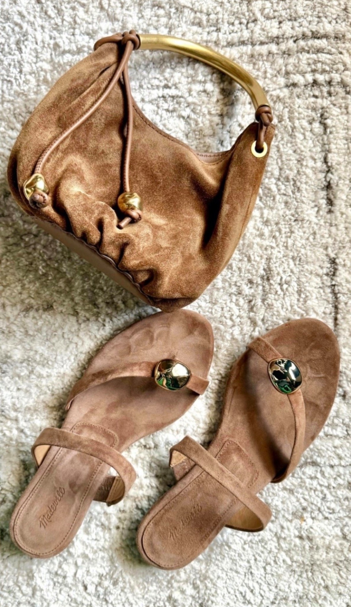 Sandals
Suede bag 
Madewell 

#LTKSeasonal