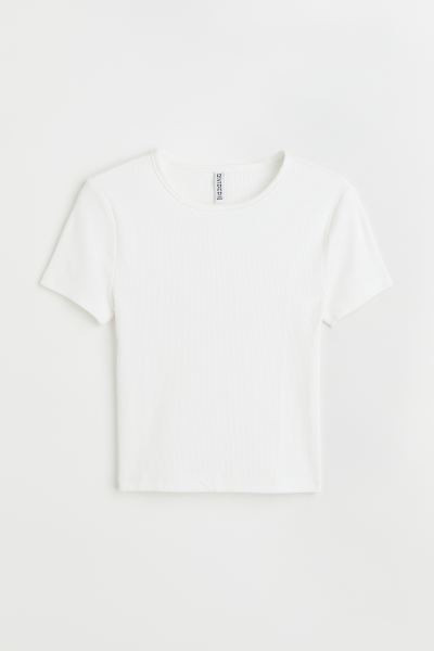Ribbed Crop Top | H&M (US + CA)
