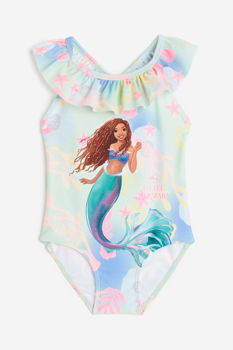 Flounce-trimmed Printed Swimsuit | H&M (US + CA)
