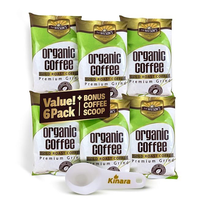 Dkocva Organic Coffee Enema Coffee Gold Coffee Enema Organic by S A Wilson Enema Coffee 6- Pack w... | Amazon (US)