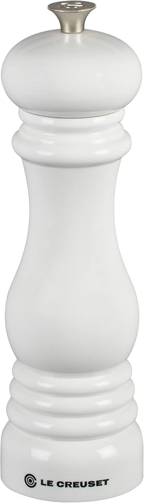 Le Creuset Pepper Mill, 8" x 2 1/2", White | Amazon (US)
