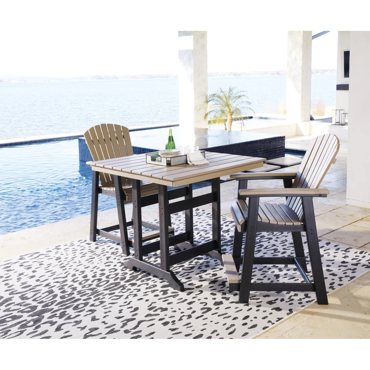 Rosecliff Heights Chrisann Rectangular 2 - Person 41.75" Long Bistro Set & Reviews | Wayfair | Wayfair North America
