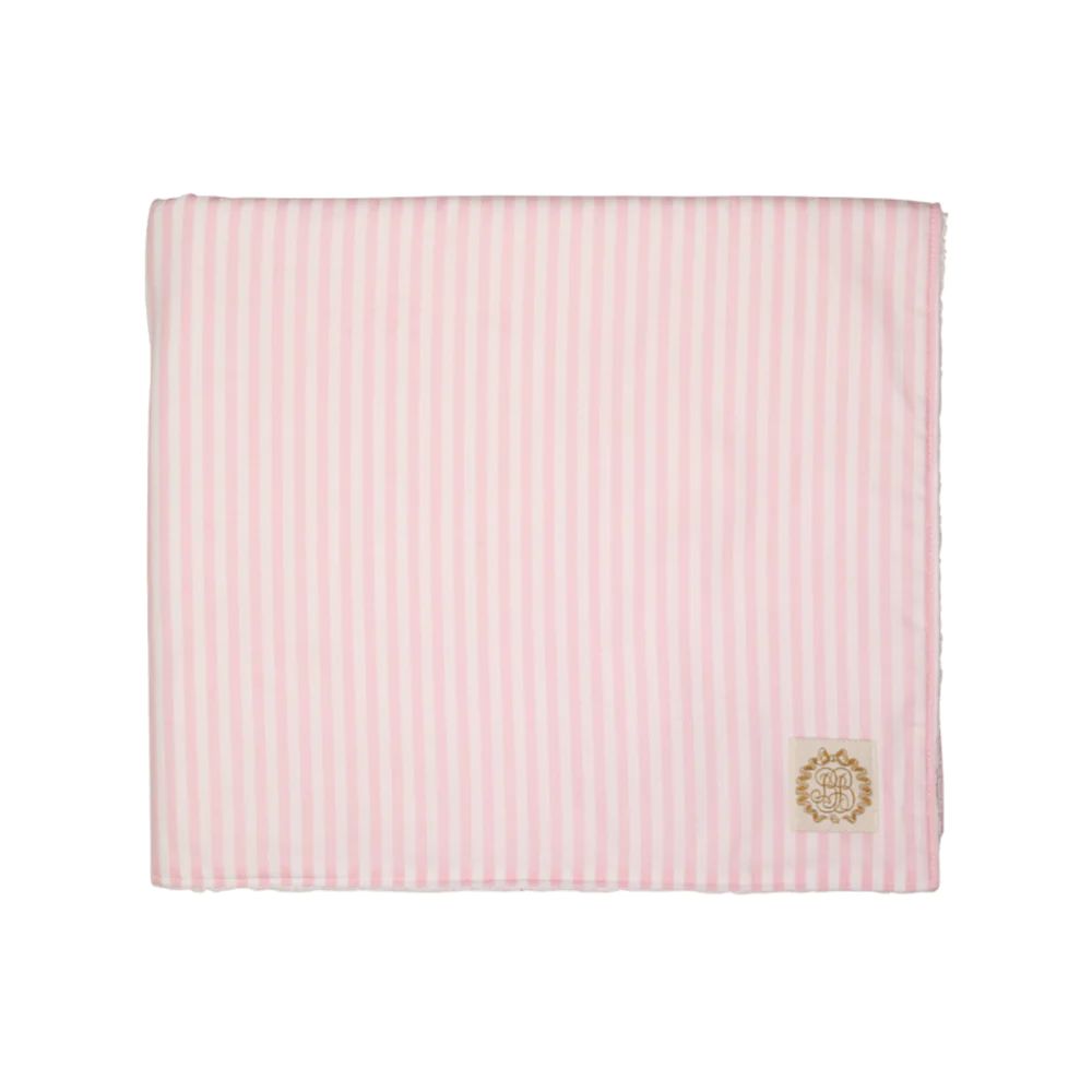 Bishop Bath & Beach Towel - Pinckney Pink Stripe | The Beaufort Bonnet Company