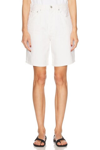 AGOLDE Indra Short in White | FWRD 