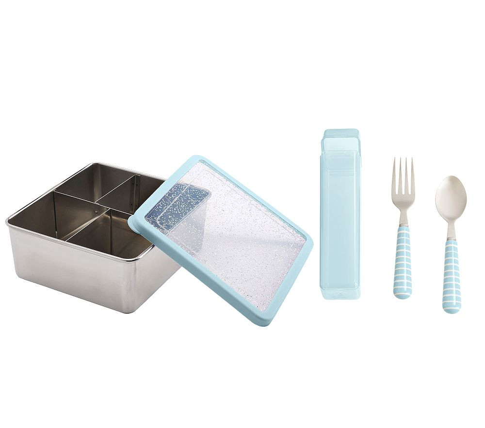 Spencer Stainless Steel Bento Food Storage Bundle, Set of 2 | Pottery Barn Kids