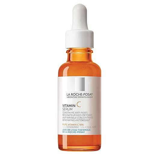 La Roche-Posay Pure Vitamin C Serum For Face With Hyaluronic Acid & Salicylic Acid, Hydrating & B... | Amazon (US)